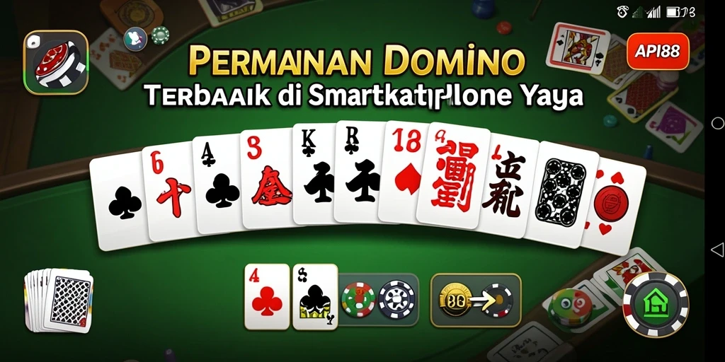 Tampilan gameplay Domino yang menarik dan interaktif.