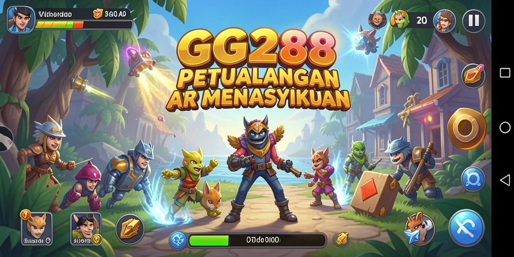 Screenshot gameplay GG288 yang menampilkan aksi seru di dalam game Arcade.