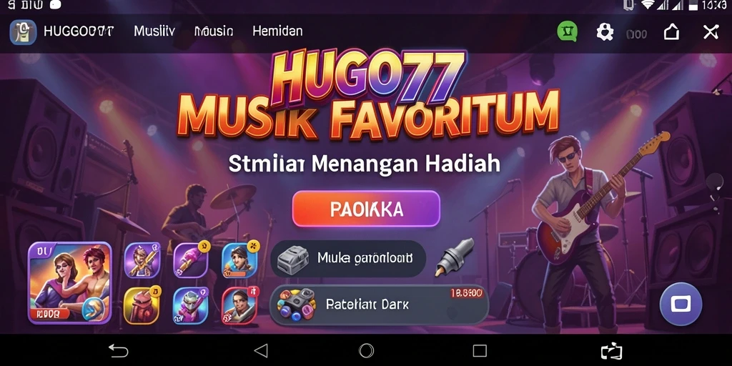 Screenshot HUGO77 menampilkan gameplay interaktif dan menyenangkan.