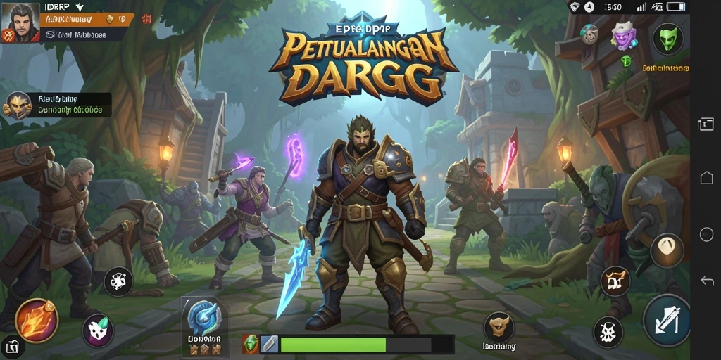 Tampilan gameplay seru dari IDRRP yang menarik.