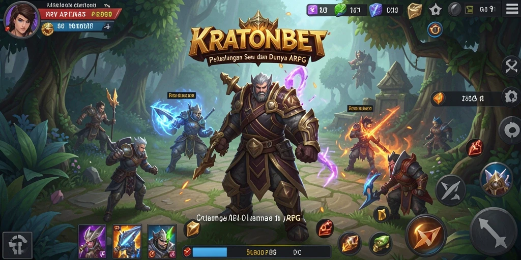 Tampilan memukau dari gameplay seru di KRATONBET.
