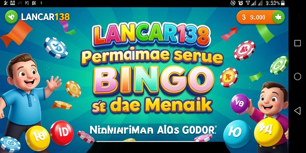 Screenshot gameplay LANCAR138 dengan tampilan kartu Bingo yang menarik.