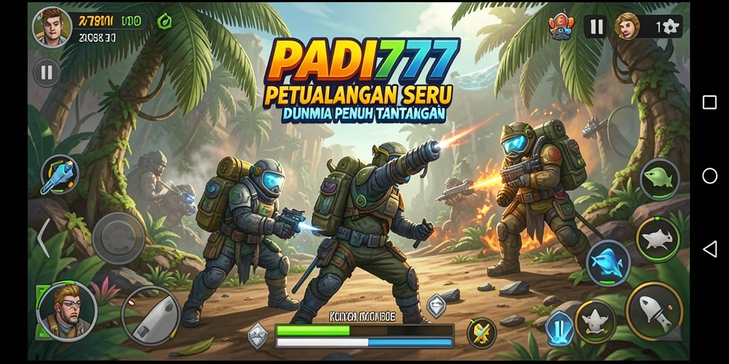 Menampilkan gameplay seru dari PADI777 dengan petualangan penuh tantangan.