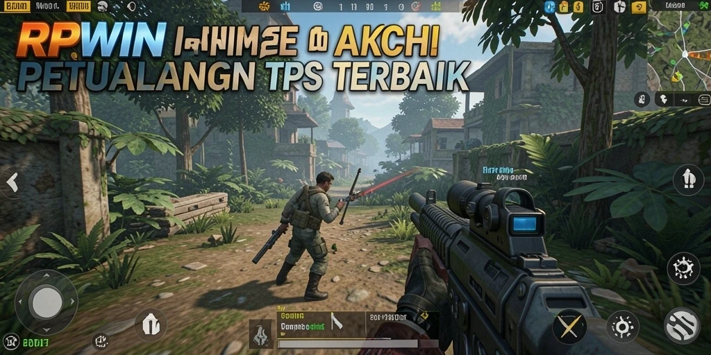 Screenshot menampilkan gameplay intens RPWIN dengan aksi TPS yang mendebarkan.