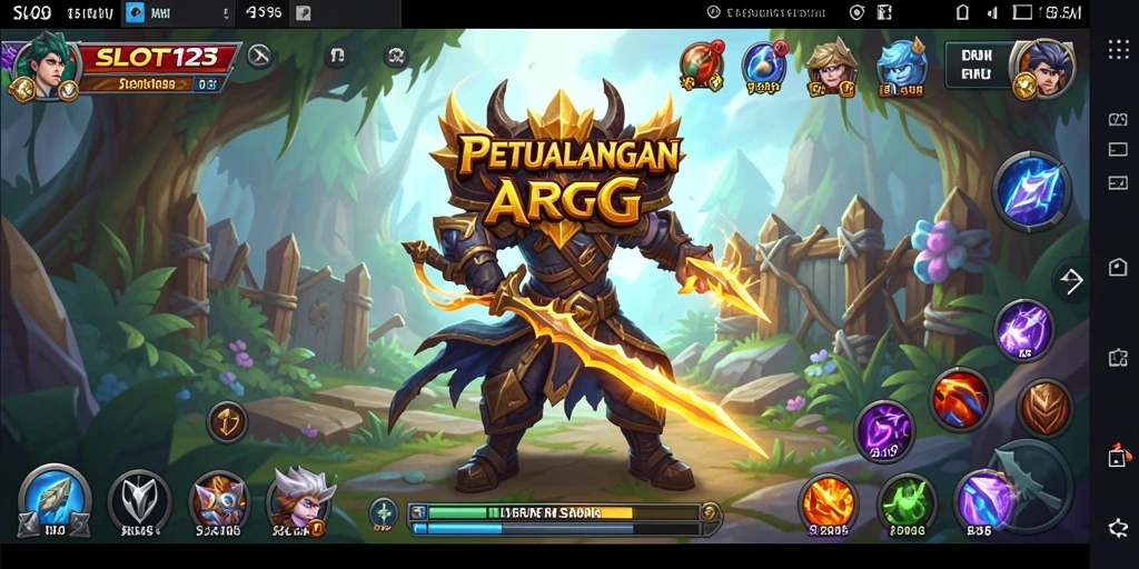 Tampilan gameplay SLOT123 yang menarik dan penuh aksi.