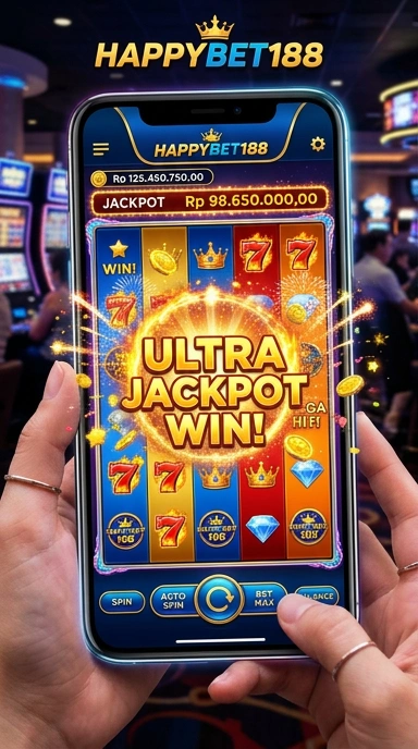 Screenshot dari pengalaman pengguna saat menggunakan happybet188 di perangkat mereka.